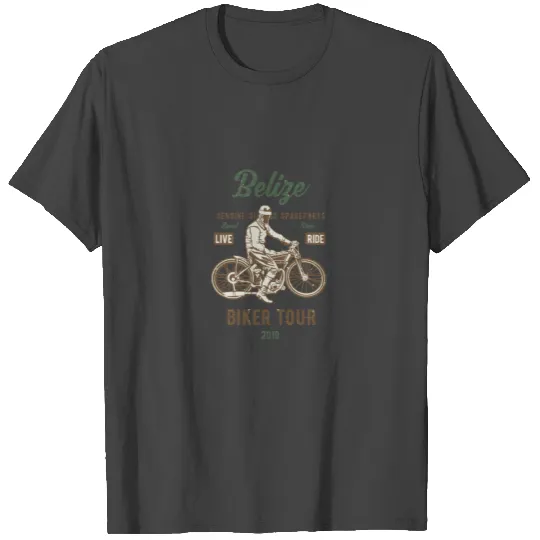 Motorcycle Belize Motorcycle Holidays T Shirts