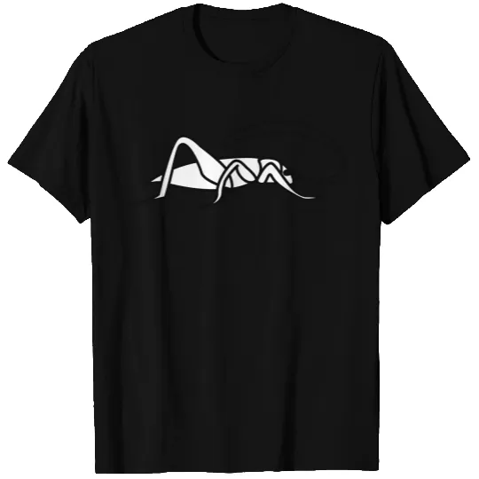 simple cricket 2 colors design T Shirts