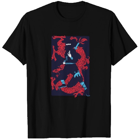 Ninja Japanese Dragon T Shirts