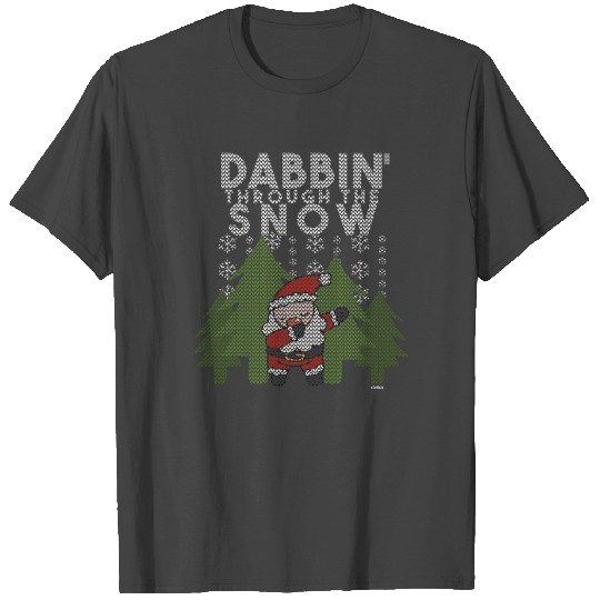 Ugly Christmas Dabbing Santa Sweater T Shirts