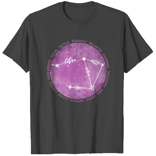 Libra Horoscope Sign T Shirts