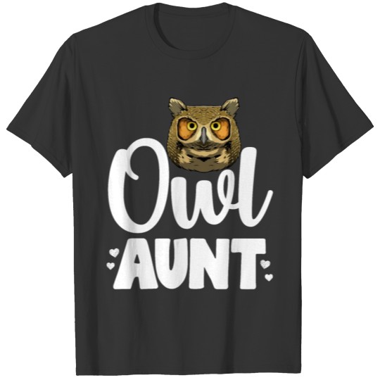 Owl Aunt Forest Mountain Spirit Animal T Shirts