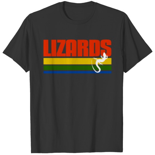 Lizards Retro T Shirt T-shirt