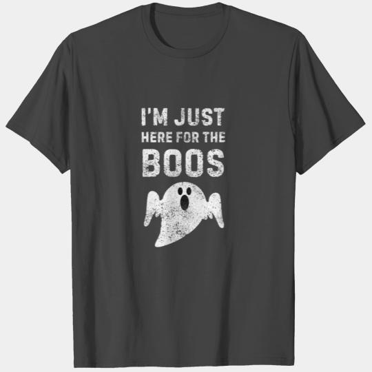 Womens I'm Just Here for the Boos, Hilarious T Shirts
