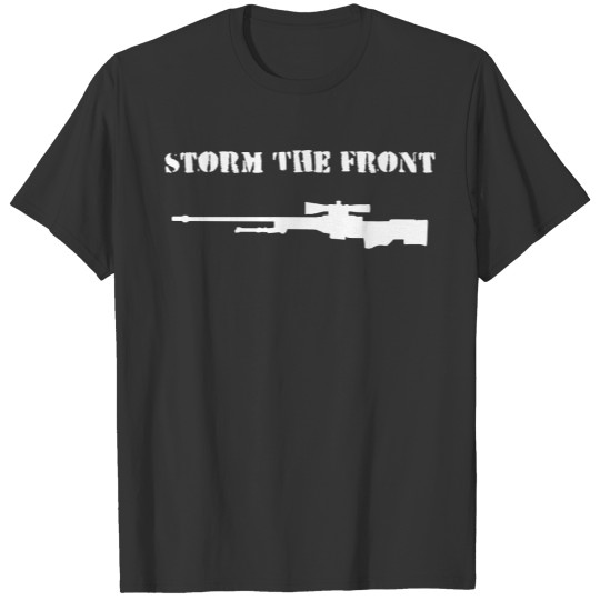 Storm The Front - cool CS gamer design nerd gaming T-shirt