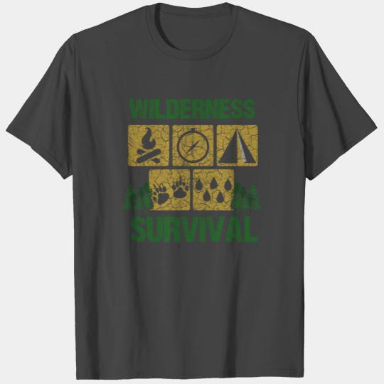Wilderness survival survival survival training T Shirts