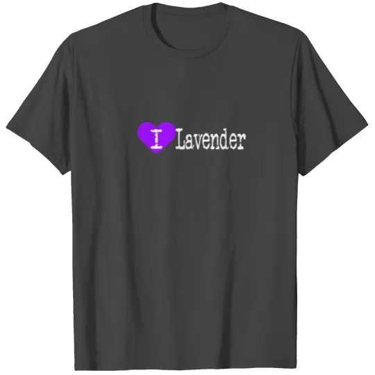 I Heart Lavender | Love Lavender Lavandula T Shirts