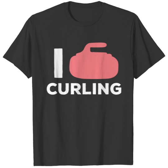 I Love Curling T-shirt