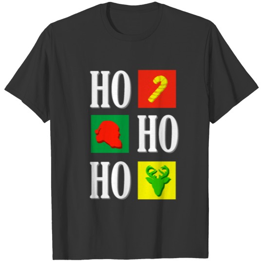 Ho Ho Ho Xmas santa T Shirts