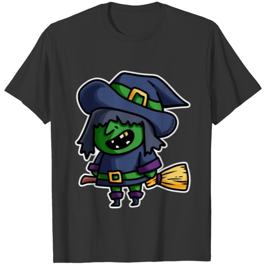 Witch Halloween Trick Or Treat Party Gift Idea T-shirt