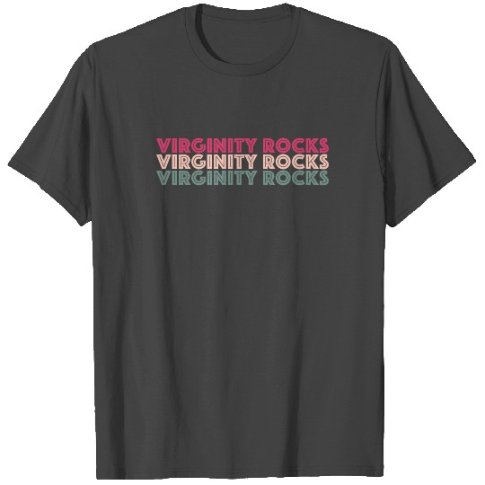 Virginity Rocks Jesus Religious Church T Shirts