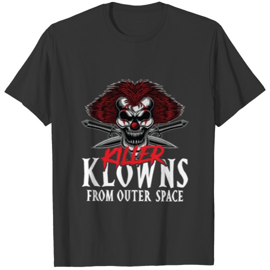 Clown Halloween Scary Space Evil T-shirt