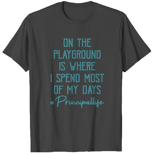 Playground in School Teacher Gift T Shirts