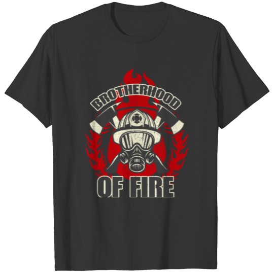 Wildland Firefighter Brotherhoold Retro T-shirt