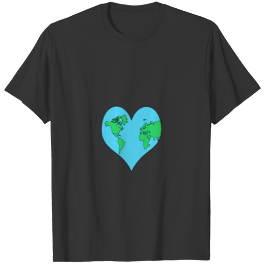 Planet, Mother Earth Heart Earth Day Gift T Shirts