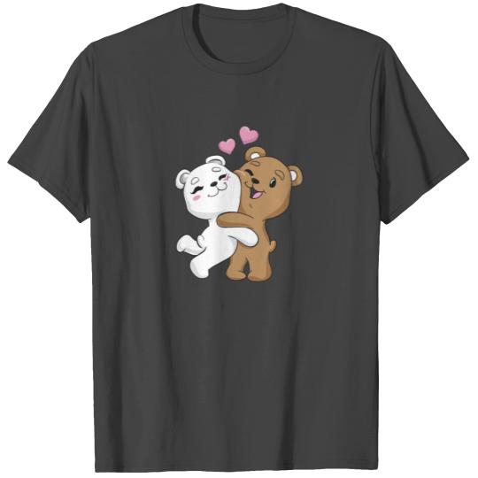 Sweet Bear Gift couple Valentine's Day Love You T Shirts