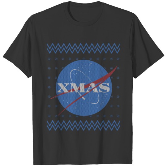 Ugly Christmas Sweater Nasa Space Ship Xmas Gift T Shirts