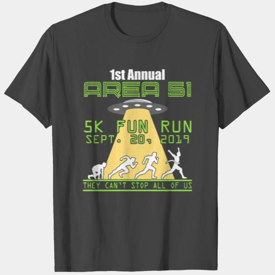 "1st Annual Area 51 5k Fun Run Sept. 20, 2019 T Shirts