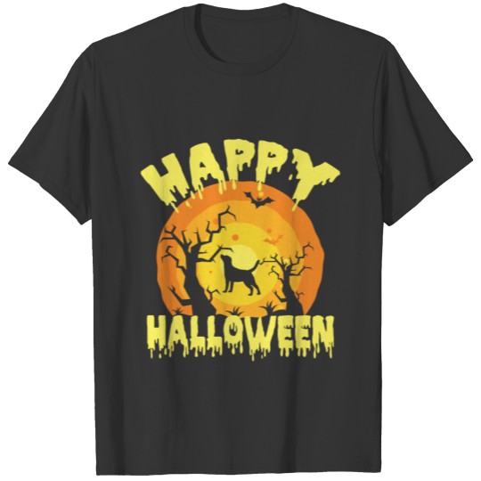 Labrador Dog Lover Happy Halloween T-shirt