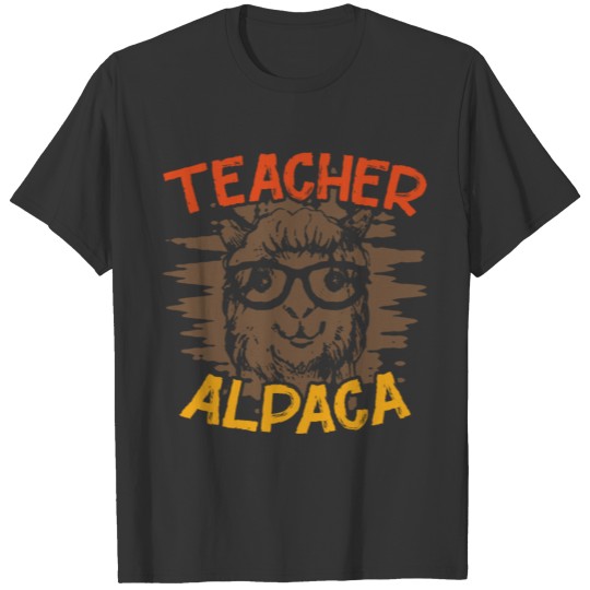 Teacher Alpaca T Shirts