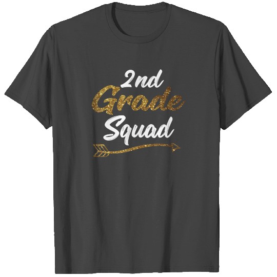 2nd Teacher Team T Shirts Second Grade Squad Gift T