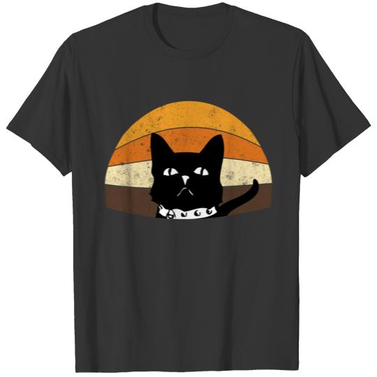 Retro Cat Shirt Vintage Cat Retro Style T-shirt