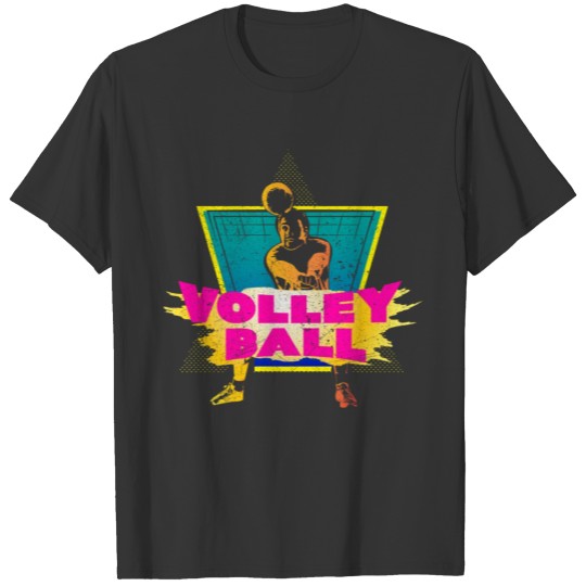 Retro volleyball gift idea T-shirt