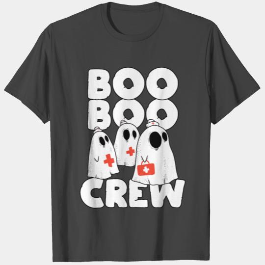 Boo Boo Crew - Halloween Nurse Ghost Costume T Shirts