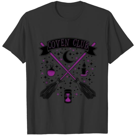 Coven club witch halloween T Shirts