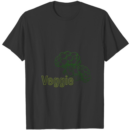 Veggie pattern T-shirt
