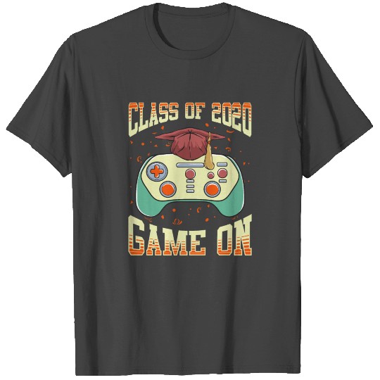 Class of 2020 Game On Funny Retro Gamer Gift T Shirts