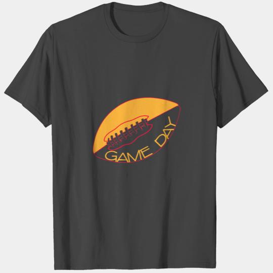 Football Game Day - Rugby Ball for American Footba T Shirts