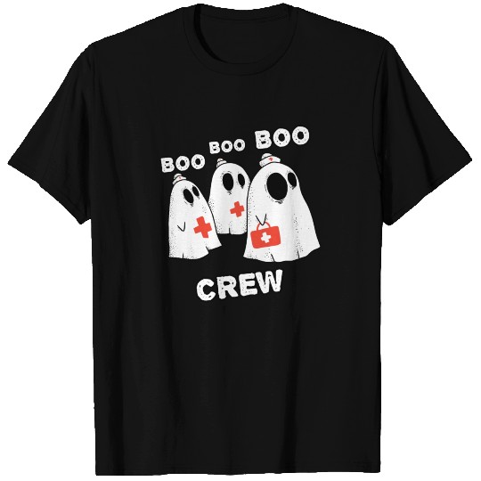 Boo Boo Crew Nurse Ghosts - Halloween Ghosts T Shirts
