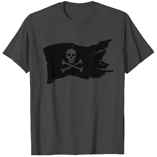Pirate Flag Skull and Crossbones Jolly Roger T Shirts