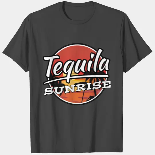 Tequila Sunrise Cocktail T Shirts