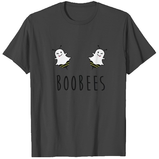 Boo Bees with antennas Halloween Breast cancer T Shirts