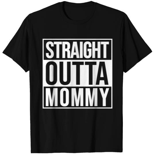 Funny baby quote straight outta compton - white T Shirts