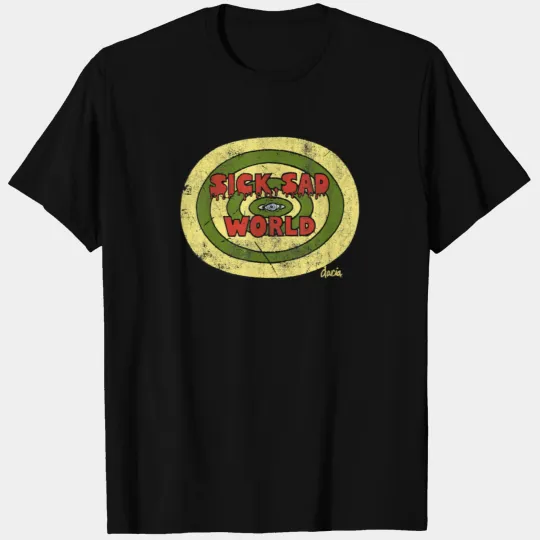 Daria Sick Sad World Drippy Text Eye Logo T Shirts