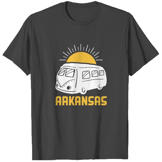 Van Life Arkansas Sunrise Souvenir Gift T Shirts