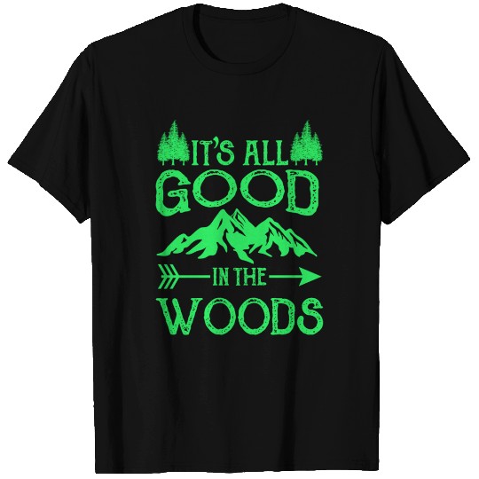 In The Forest Camping Gift Idea For Happy Camper T Shirts