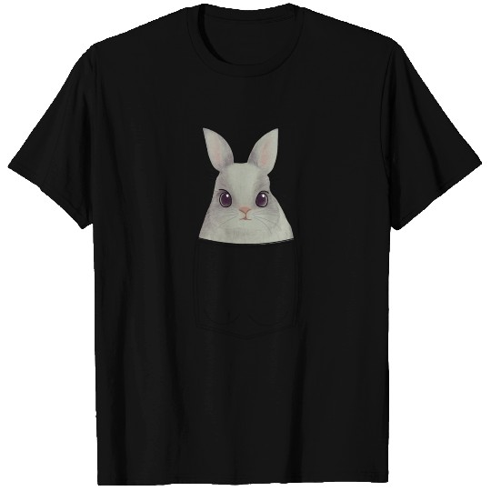 Bunny in the Pocket T Shirts Pocket