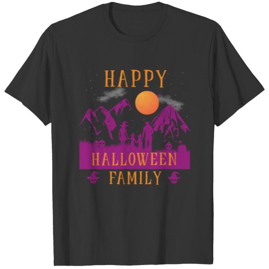 Creepy Funny Family Halloween Design T Shirts