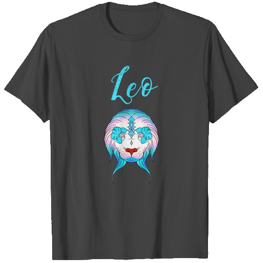 Leo zodiac sign. Astrology. Horoscope lion. T Shirts