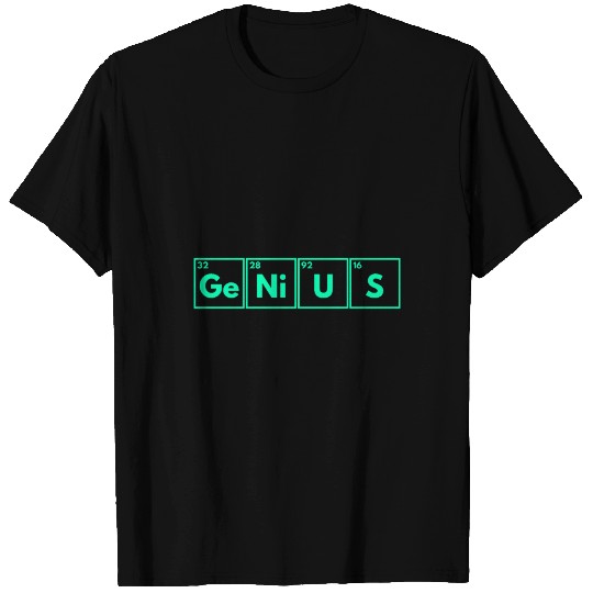 Genius Genie Periodic Table Element Funny Doctor T Shirts
