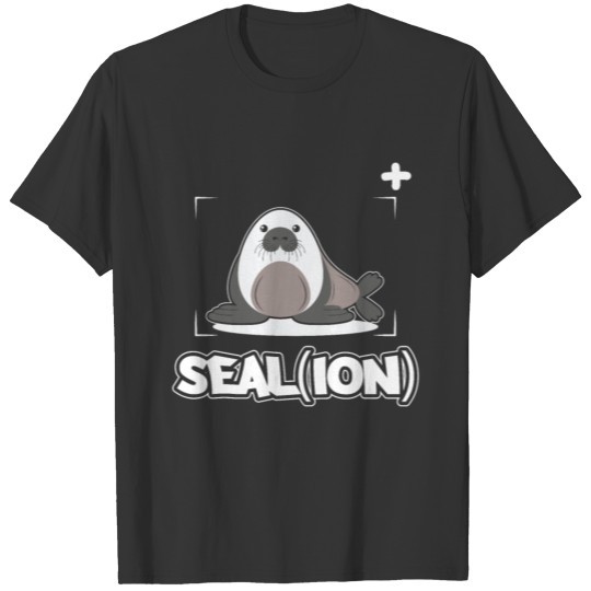 Funny Animal Pun Seal Ion Chemistry Science T-shirt