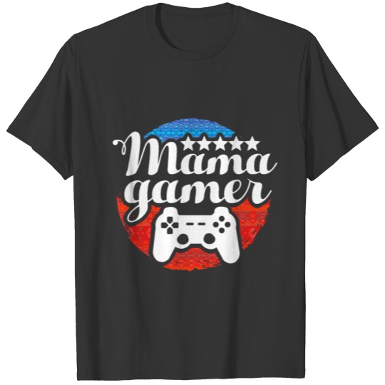 Mama Cheerful Gamer T-shirt