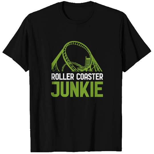 Roller Coaster Junkie T Shirts