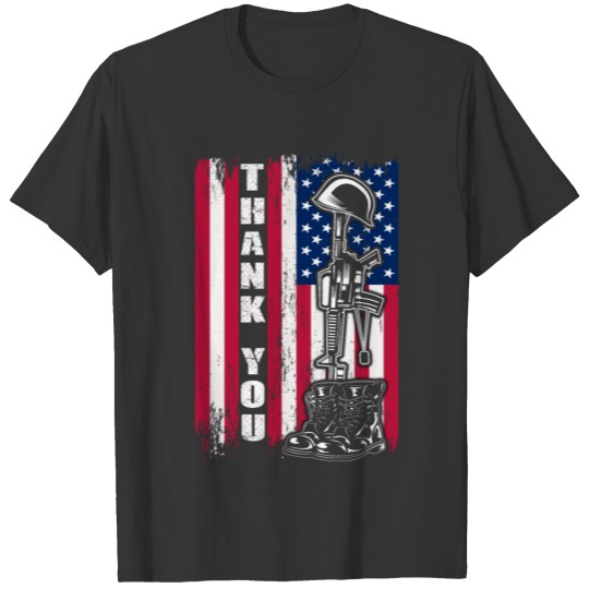 4th Of July T Shirts Flag Military Boots Dog Tags