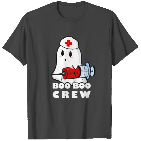 Boo Boo Crew Nurse gift anim cute ghost halloween T Shirts