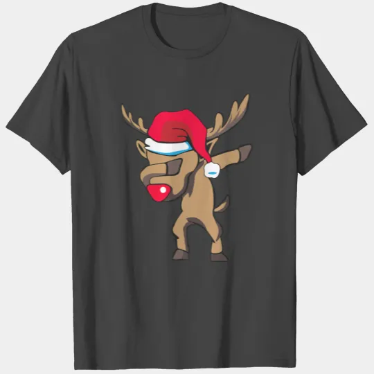 dabbing Rudolph for Christmas as a gift T Shirts